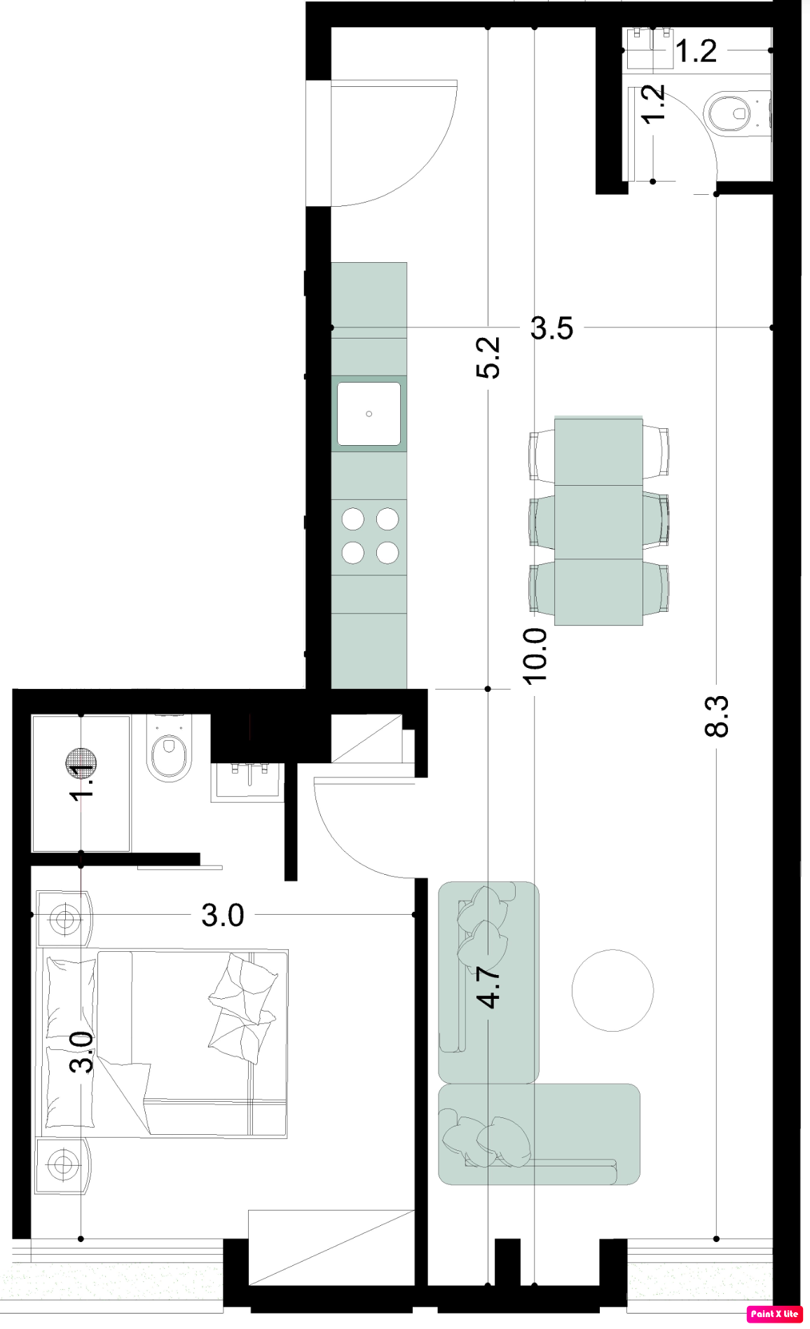 Apartment B - Additional View